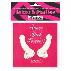 Super Dick Forever Bachelorette Paper Napkins(Pack of 10)