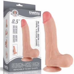 8.5'' Sliding Skin Dual Layer Dong Flesh