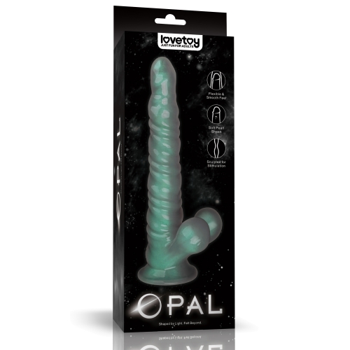 11'' Opal Pearl Sheen Dildo