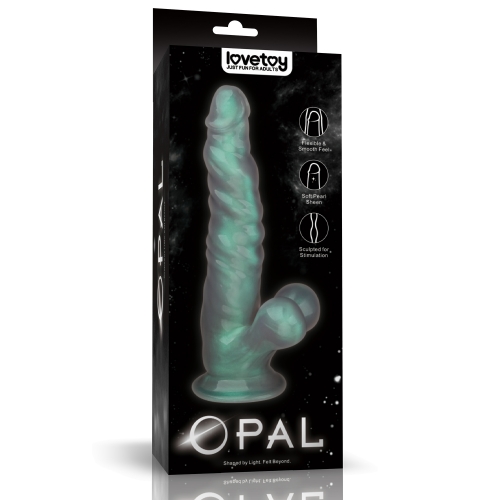 10'' Opal Pearl Sheen Dildo