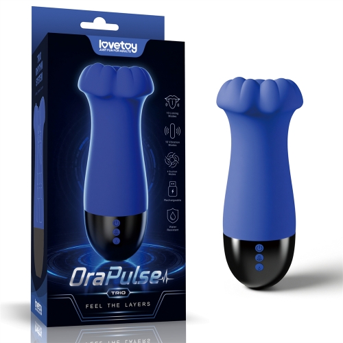 OraPulse Trio Stroker–Suction, Licking & Vibration